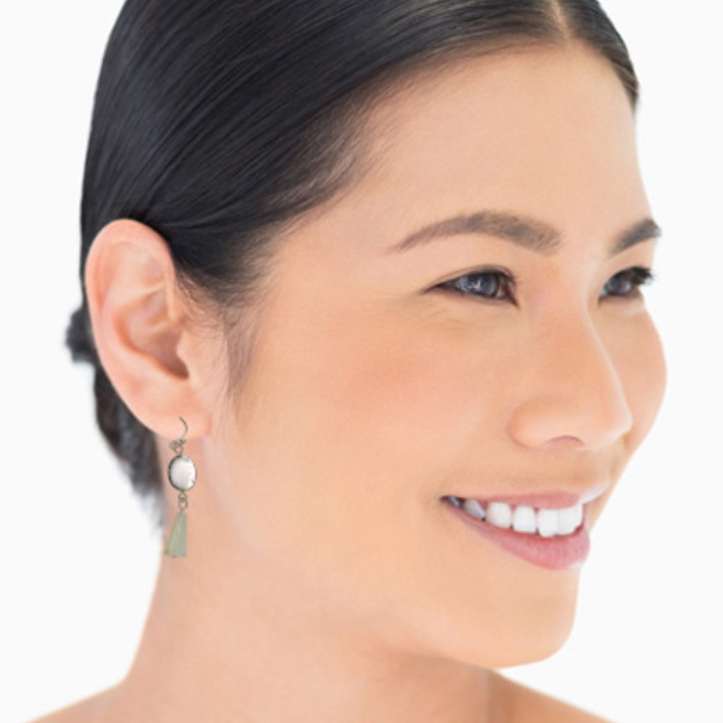 Lydell Nyc Silver Crystal Dangle Earrings 20$